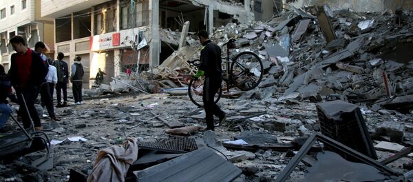 以色列军方回击加沙地带袭击 以色列军方回击加沙地带袭击 - 俄罗斯卫星通讯社