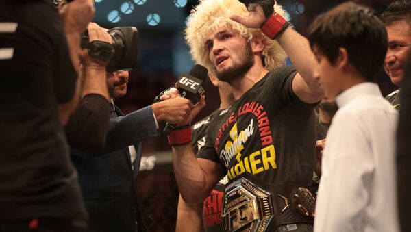 哈比卜•努爾馬戈梅多夫在擊敗對手賈斯汀•蓋奇後宣佈結束UFC生涯 - 俄羅斯衛星通訊社