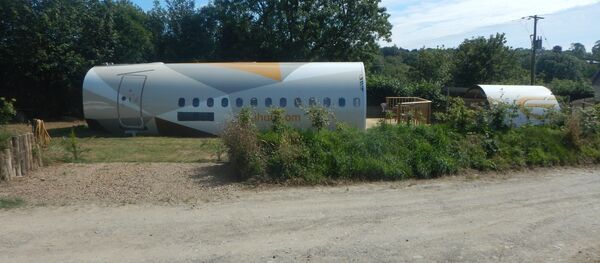 英國一男子將飛機改造成酒店客房 - 俄羅斯衛星通訊社