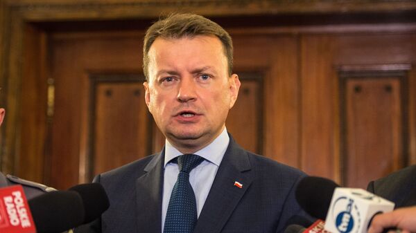 波蘭副總理兼國防部長馬里烏什·布瓦什恰克 - 俄羅斯衛星通訊社