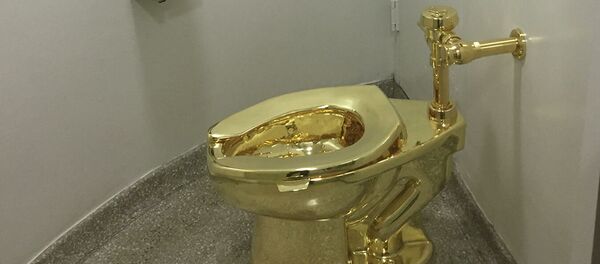 丘吉尔庄园被盗的金马桶估价600万美元 丘吉尔庄园被盗的金马桶估价600万美元 - 俄罗斯卫星通讯社