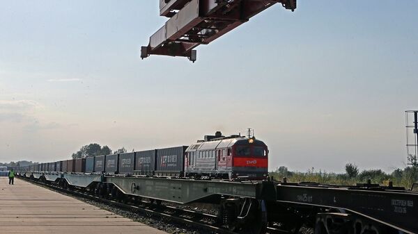 今年前11个月经俄加里宁格勒州铁路运输的中欧线集装箱数量达去年同期三倍 - 俄罗斯卫星通讯社