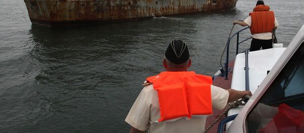 俄邊防軍2011年在日本海截獲過外國縱帆船（資料圖片） - 俄羅斯衛星通訊社