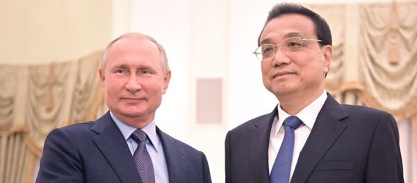 普京與李克強 - 俄羅斯衛星通訊社