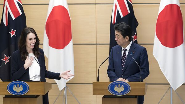 新西兰总理在访问日本把日本和中国两国弄混 - 俄罗斯卫星通讯社