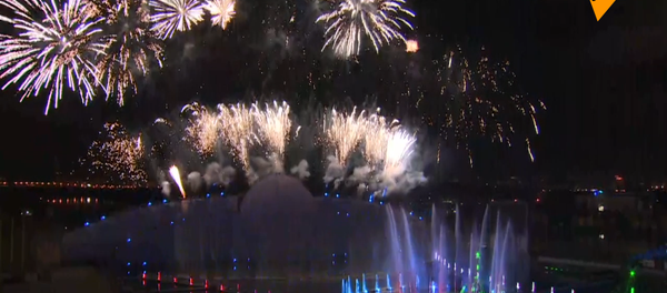 莫斯科“光環”燈光節開幕 - 俄羅斯衛星通訊社