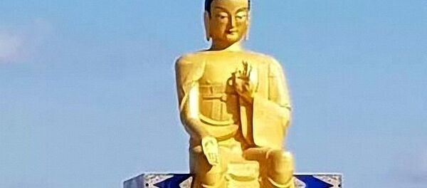 欧洲最大弥勒佛像揭幕仪式在俄罗斯卡尔梅克共和国举行 - 俄罗斯卫星通讯社