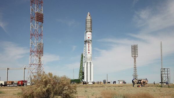 Ракета космического назначения Протон-М на космодроме Байконур - 俄羅斯衛星通訊社