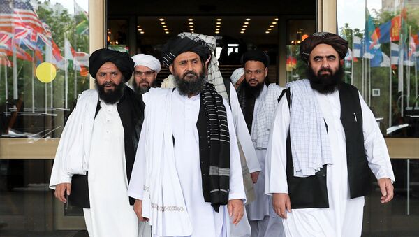 Члены делегации Талибан - 俄羅斯衛星通訊社