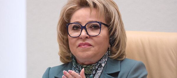 Спикер Совета Федерации Валентина Матвиенко  - 俄罗斯卫星通讯社