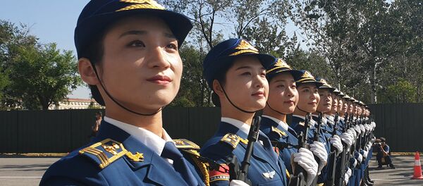 外国记者观看阅兵式 - 俄罗斯卫星通讯社