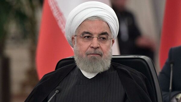  Президент Ирана Хасан Рухани на V встрече глав государств - гарантов Астанинского процесса содействия сирийскому урегулированию - 俄罗斯卫星通讯社