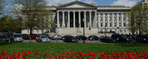 Здание министерства финансов США в Вашингтоне - 俄羅斯衛星通訊社