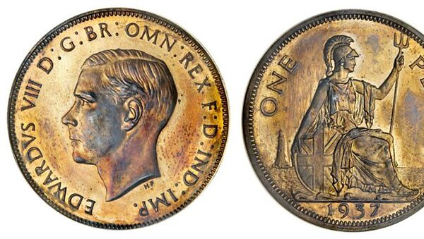 英國退位國王愛德華八世硬幣創下拍賣新紀錄 - 俄羅斯衛星通訊社