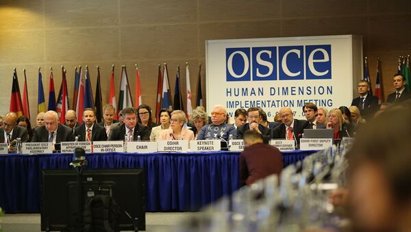 Совещание ОБСЕ по правам человека в Варшаве - 俄羅斯衛星通訊社
