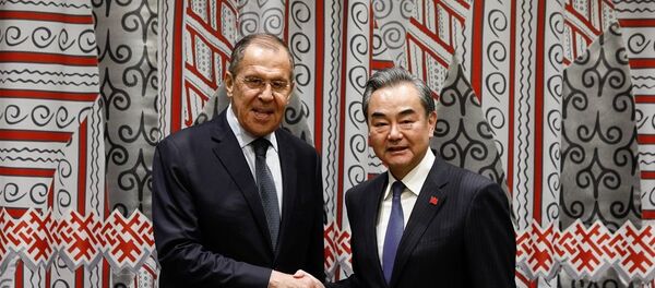 俄外长与中国外长在联大会议期间举行会晤 - 俄罗斯卫星通讯社