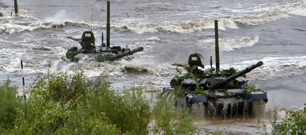 坦克如何在水下行駛 坦克如何在水下行駛 - 俄羅斯衛星通訊社