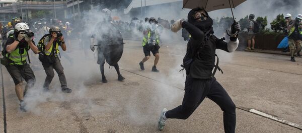 Протесты в Гонконге Протесты в Гонконге - 俄罗斯卫星通讯社