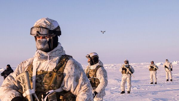 俄罗斯军队在北极 - 俄罗斯卫星通讯社