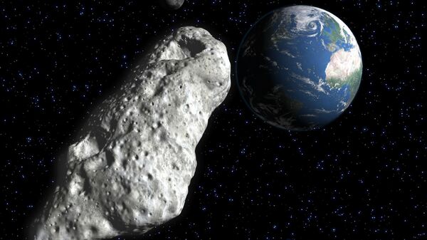 Астероид недалеко от планеты Земля - 俄羅斯衛星通訊社