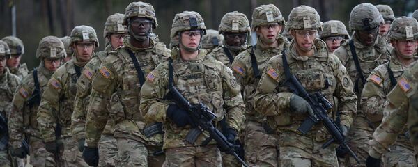 Солдаты многонационального батальона НАТО в польском Ожише - 俄羅斯衛星通訊社