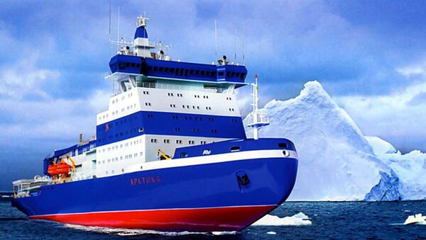 “北极”号核动力通用破冰船 - 俄罗斯卫星通讯社