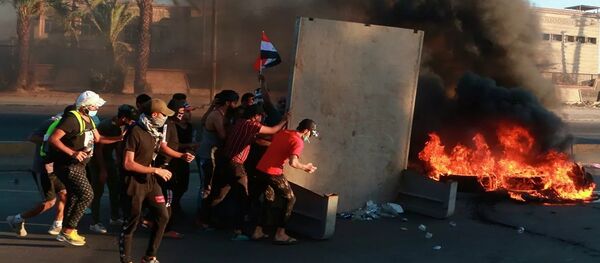 伊拉克抗议者 - 俄罗斯卫星通讯社
