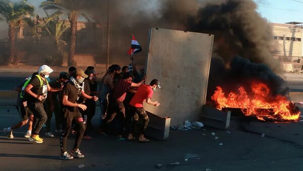 伊拉克抗議者 - 俄羅斯衛星通訊社