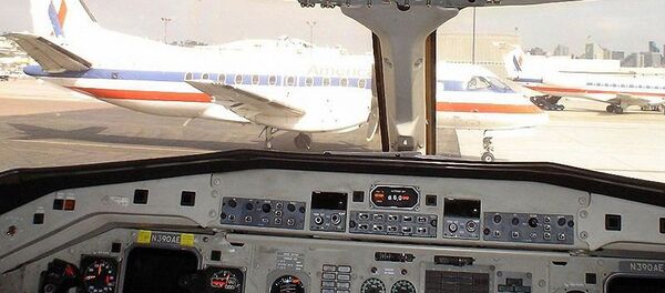 Saab 340B 客機的駕駛艙 - 俄羅斯衛星通訊社