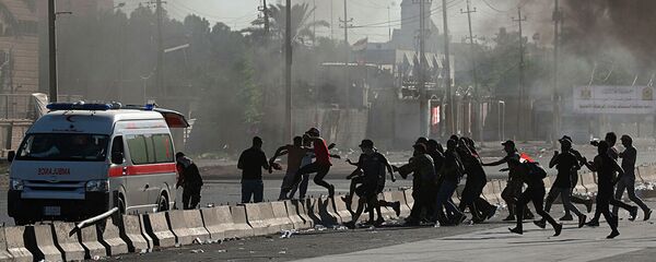 媒體：伊拉克首都6日晚的抗議活動造成至少15人死亡 - 俄羅斯衛星通訊社