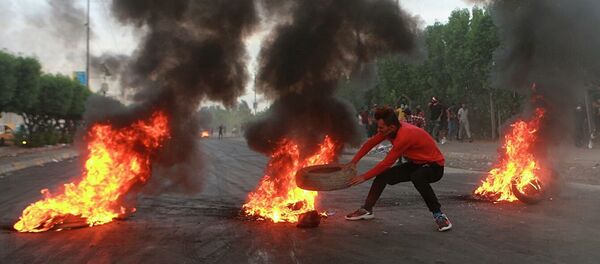 Акция протеста в Багдаде. Ирак. 6 октября 2019 - 俄罗斯卫星通讯社
