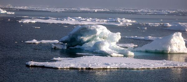 Таяние льдов в Восточно-Сибирском море - 俄罗斯卫星通讯社