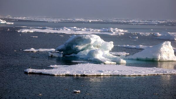 Таяние льдов в Восточно-Сибирском море - 俄罗斯卫星通讯社