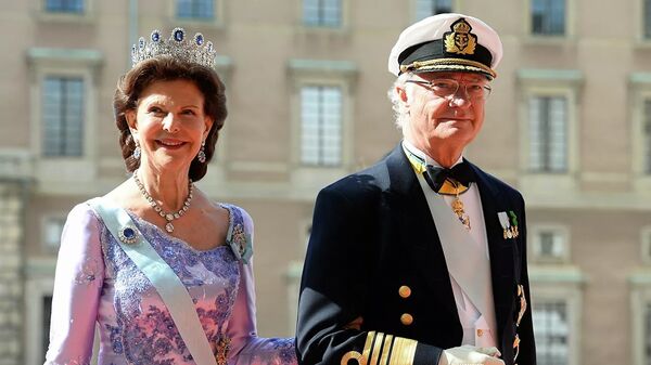瑞典國王卡爾十六世·古斯塔夫與瑞典女王西爾維亞 - 俄羅斯衛星通訊社