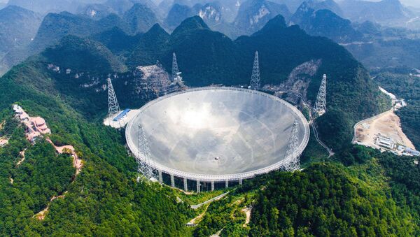 Крупнейший в мире радиотелескоп FAST в Китае - 俄罗斯卫星通讯社