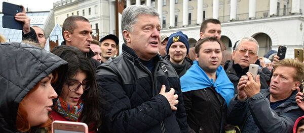 Бывший президент Украины Петр Порошенко  - 俄罗斯卫星通讯社