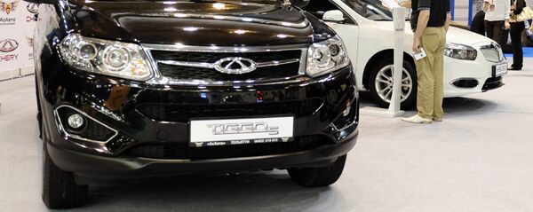 Автомобиль Chery TIGGO 5 на XX Тольяттинском автосалоне Motorexpo. - 俄罗斯卫星通讯社