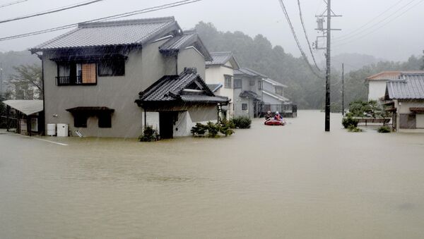 媒体：日本强台风致死规模上升至14人 - 俄罗斯卫星通讯社