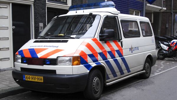 Полицейский автомобиль на улице Амстердама. Архивное фото - 俄羅斯衛星通訊社