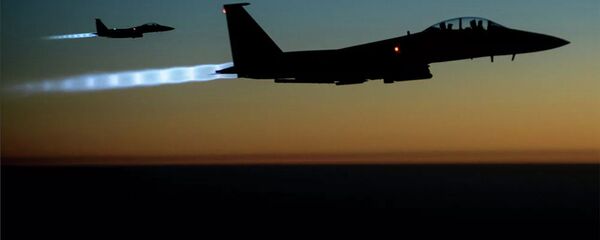 Истребители F-15 ВВС США  - 俄罗斯卫星通讯社