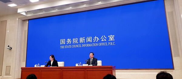  Пресс-конференция пресс-секретаря госстатуправления КНР Мао Шэнъюна - 俄罗斯卫星通讯社