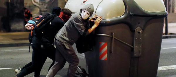 加泰羅尼亞抗議活動第四天近20人被抓 - 俄羅斯衛星通訊社