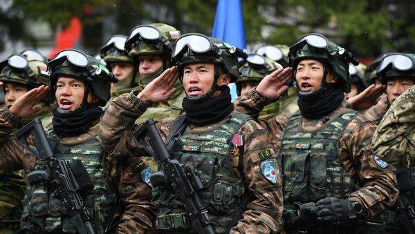 Российско-китайские военные антитеррористические учения - 俄羅斯衛星通訊社