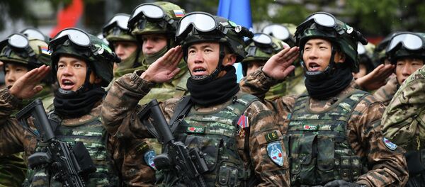 Российско-китайские военные антитеррористические учения - 俄罗斯卫星通讯社