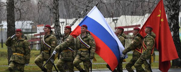 Российско-китайские военные антитеррористические учения Российско-китайские военные антитеррористические учения - 俄羅斯衛星通訊社