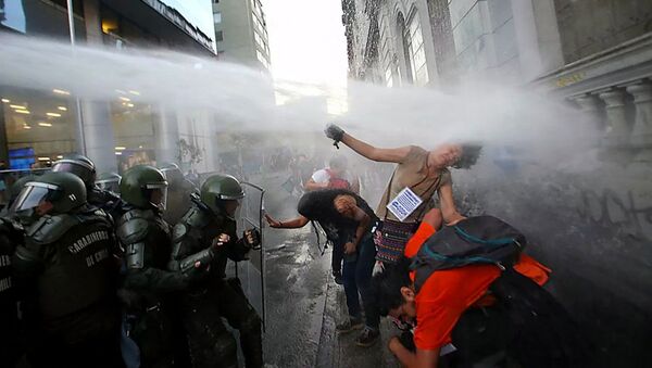 Протесты в Чили  - 俄罗斯卫星通讯社