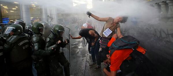 Протесты в Чили  - 俄羅斯衛星通訊社