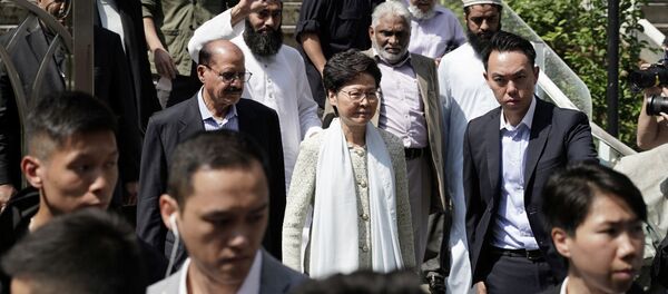 Глава Гонконга Кэрри Лэм - 俄罗斯卫星通讯社