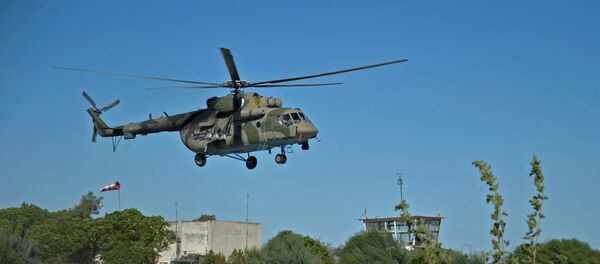  Вертолет Ми-8 Воздушно-космических сил РФ в Сирии - 俄罗斯卫星通讯社