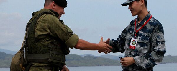 Российско-китайские военно-морские учения. - 俄罗斯卫星通讯社